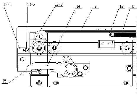 Single-guide-rail double-folding-layer door device