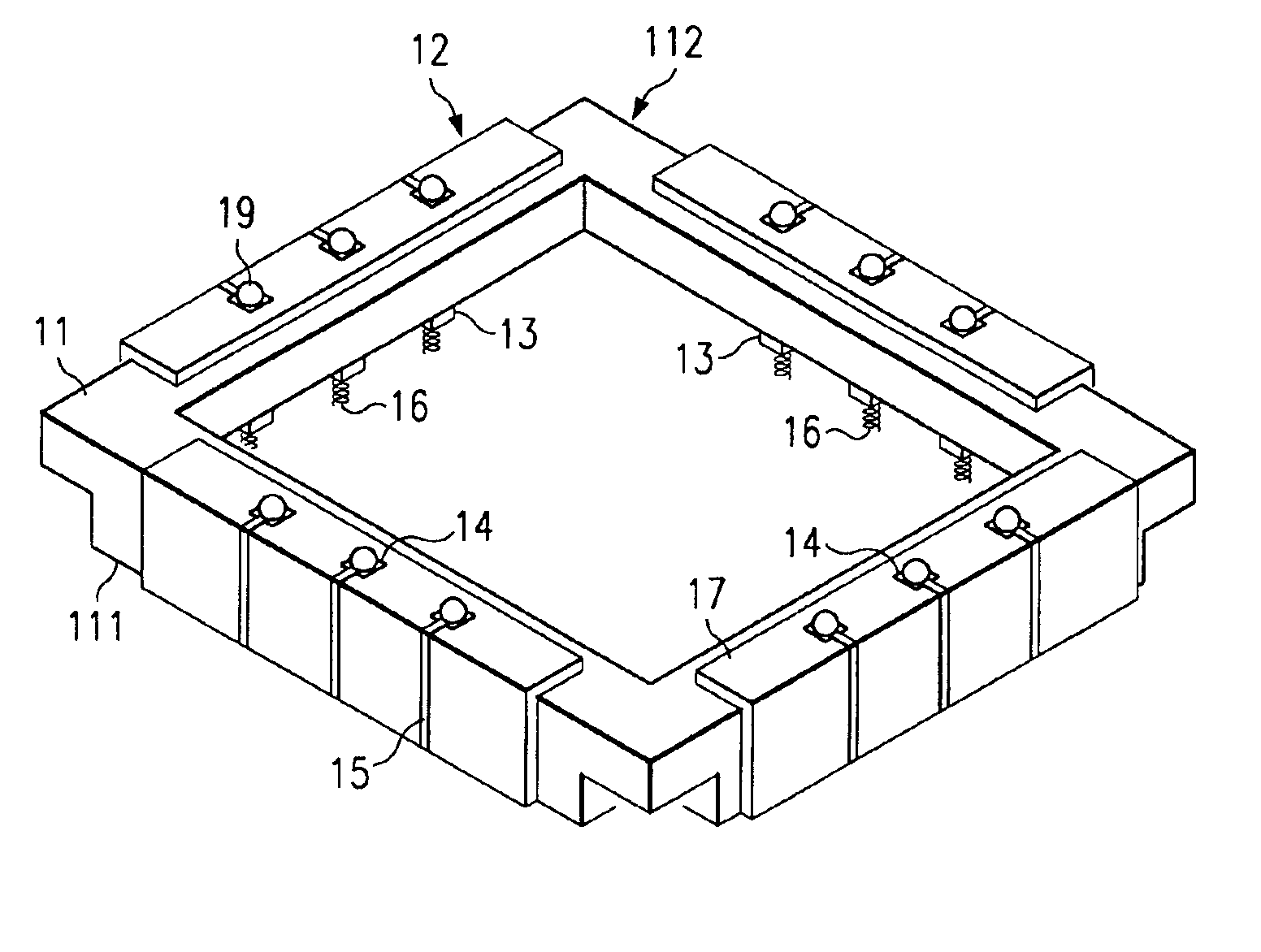 High density, area array probe card apparatus