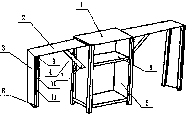 Lengthened light worktable