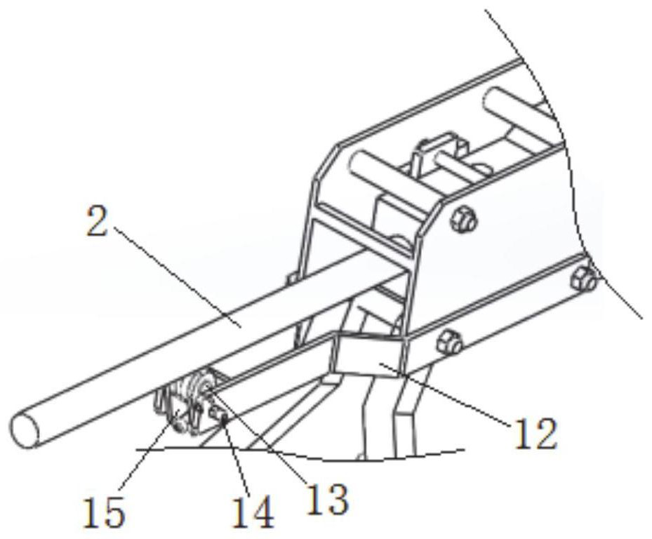 Movable impact type large pin shaft replacement device and method