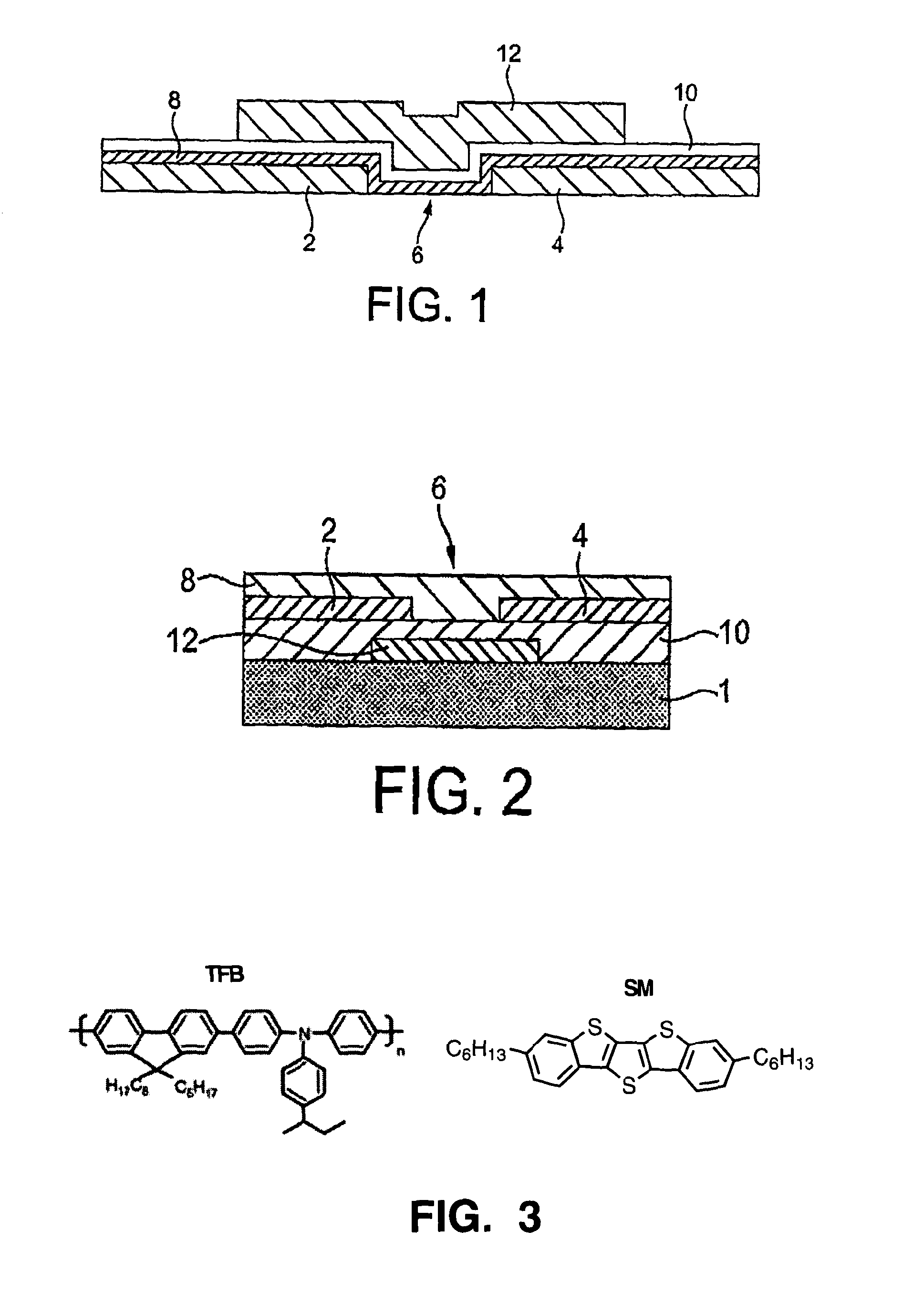 Low contact resistance organic thin film transistors