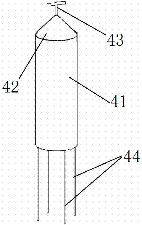 Shrub planting method in slope protection and seedling protecting cover thereof