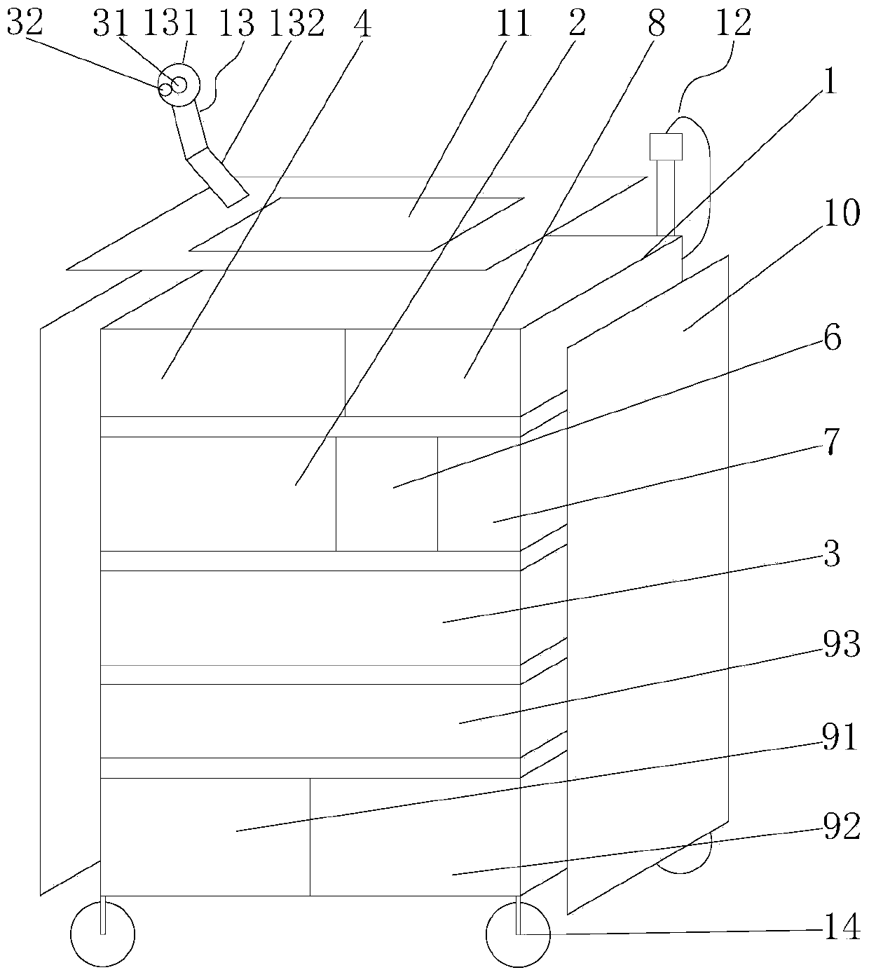 A kind of semiconductor laser therapy instrument