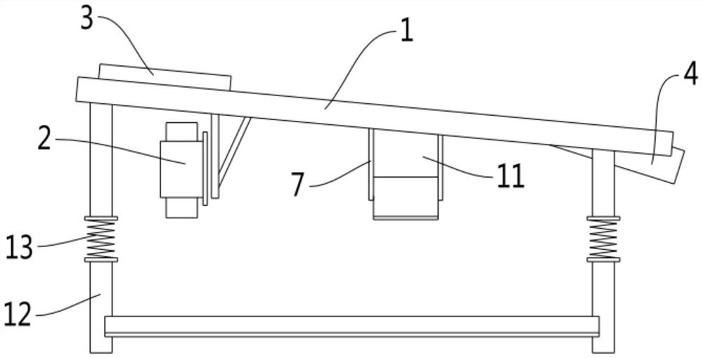 Screw vibration screening machine