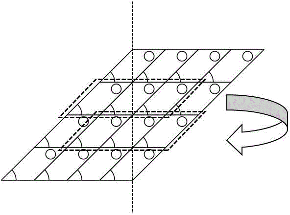 Test method of parallel quadrilateral LED chip