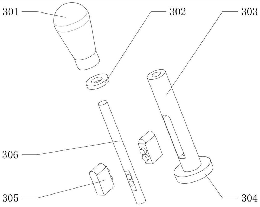 Injection molding part used for automobile gear shifting cable connection assembly with anti-falling structure