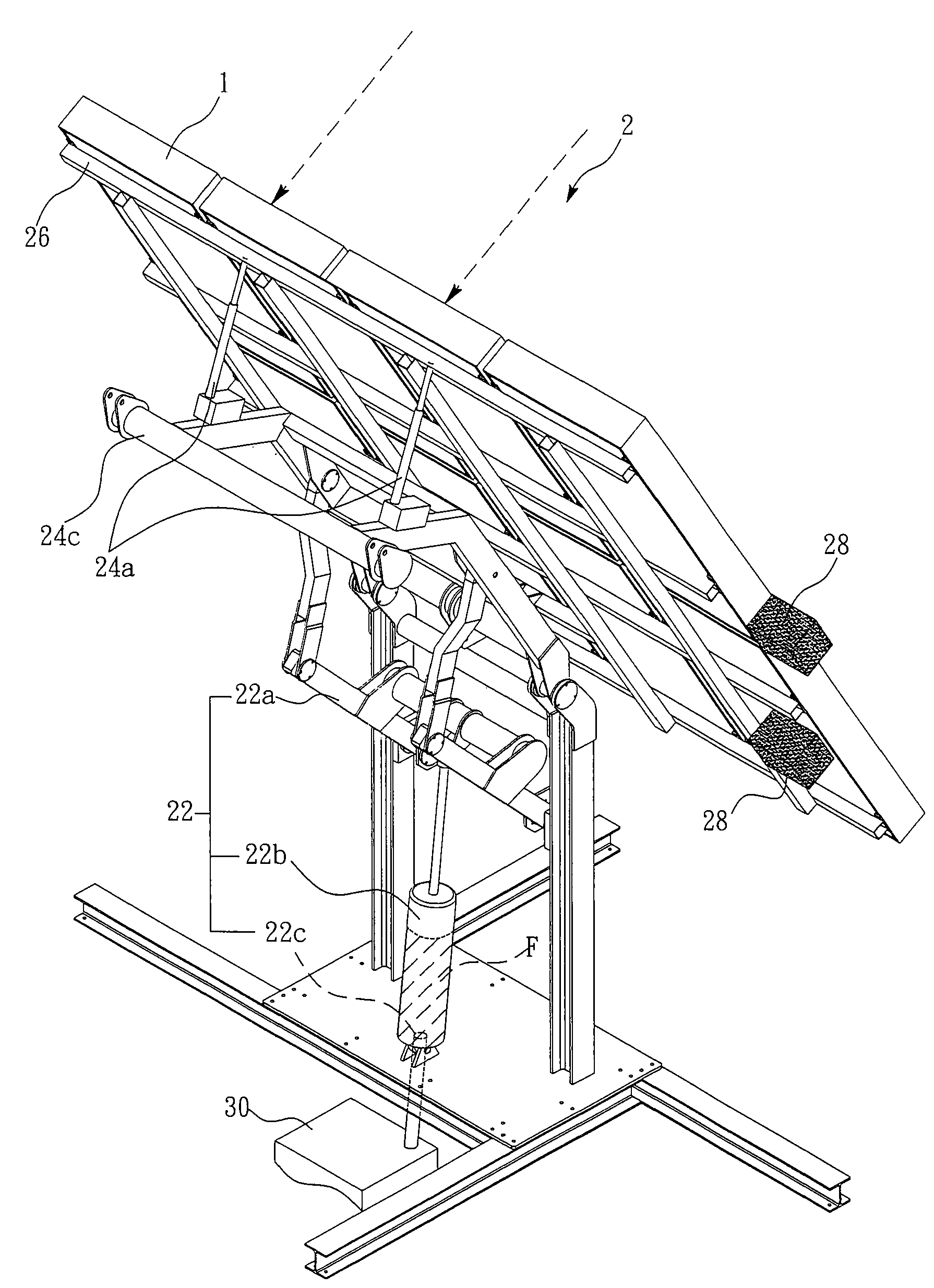 Sun tracing device