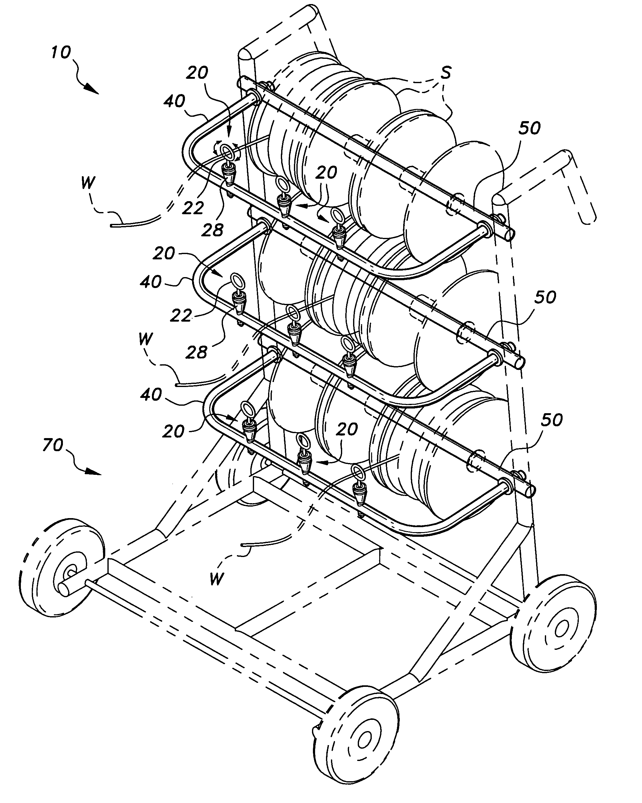 Wire spool guide assembly