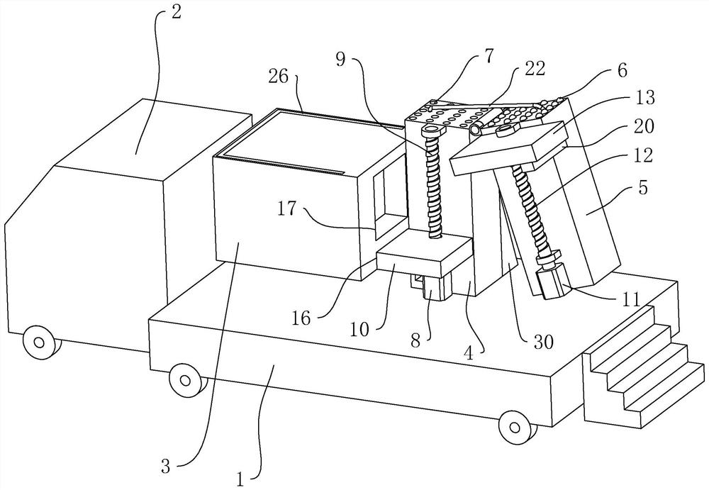 Bridge cast-in-place box girder in-span non-bearing convenient construction support