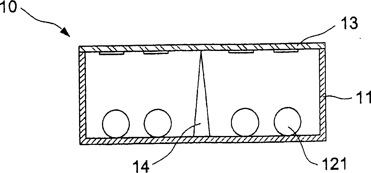 Backlight plate device