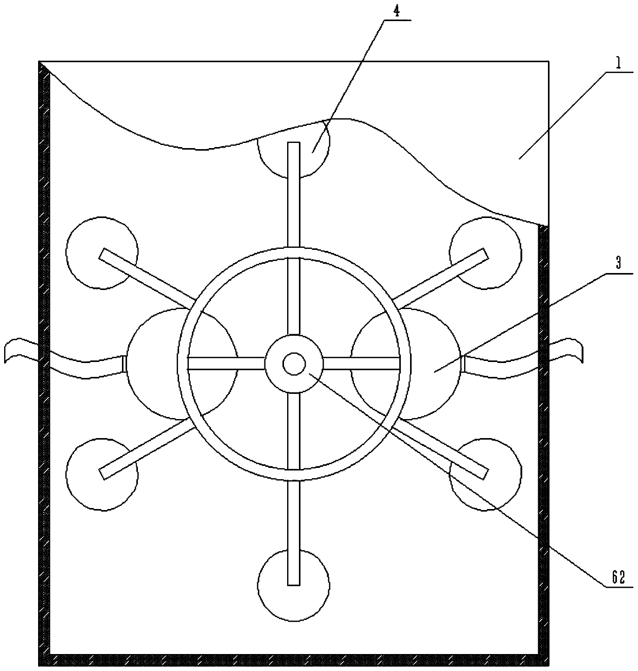 Building coiled material detection device