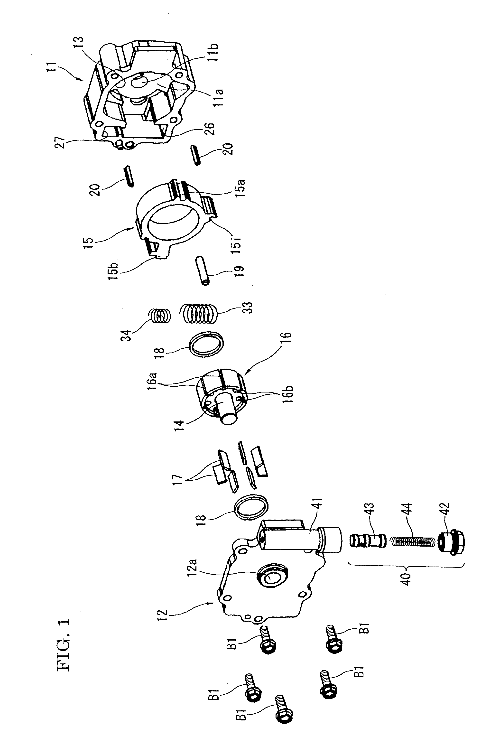 Variable Displacement Oil Pump