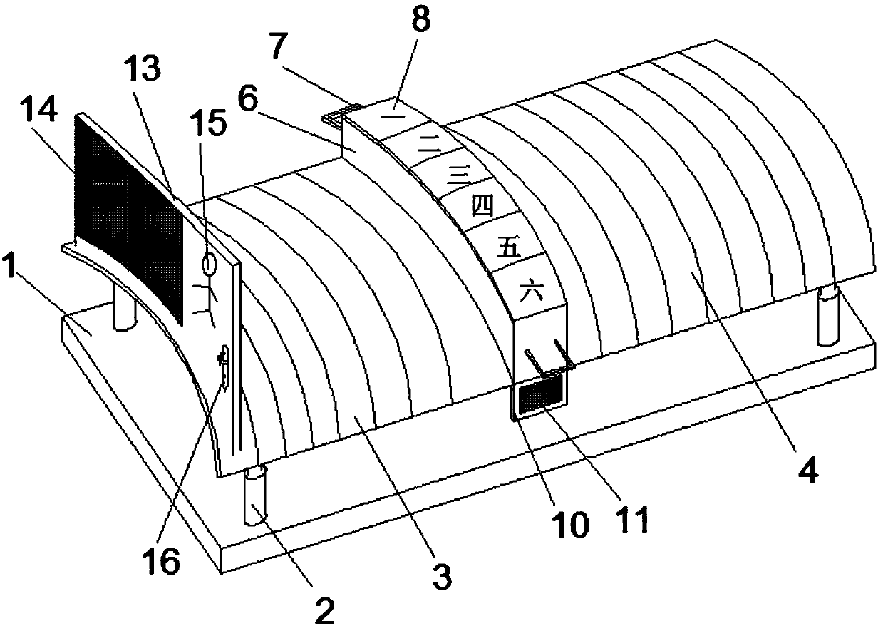 Radiation protection cover for department of radiotherapy