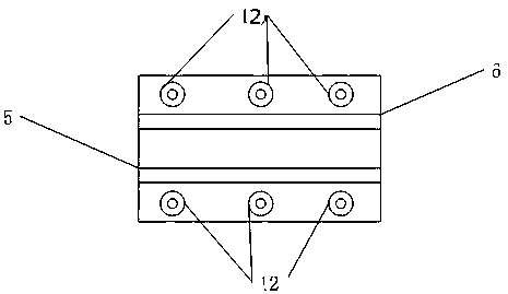 Device for realizing laser precise positioning of tunnel drilling position and construction method