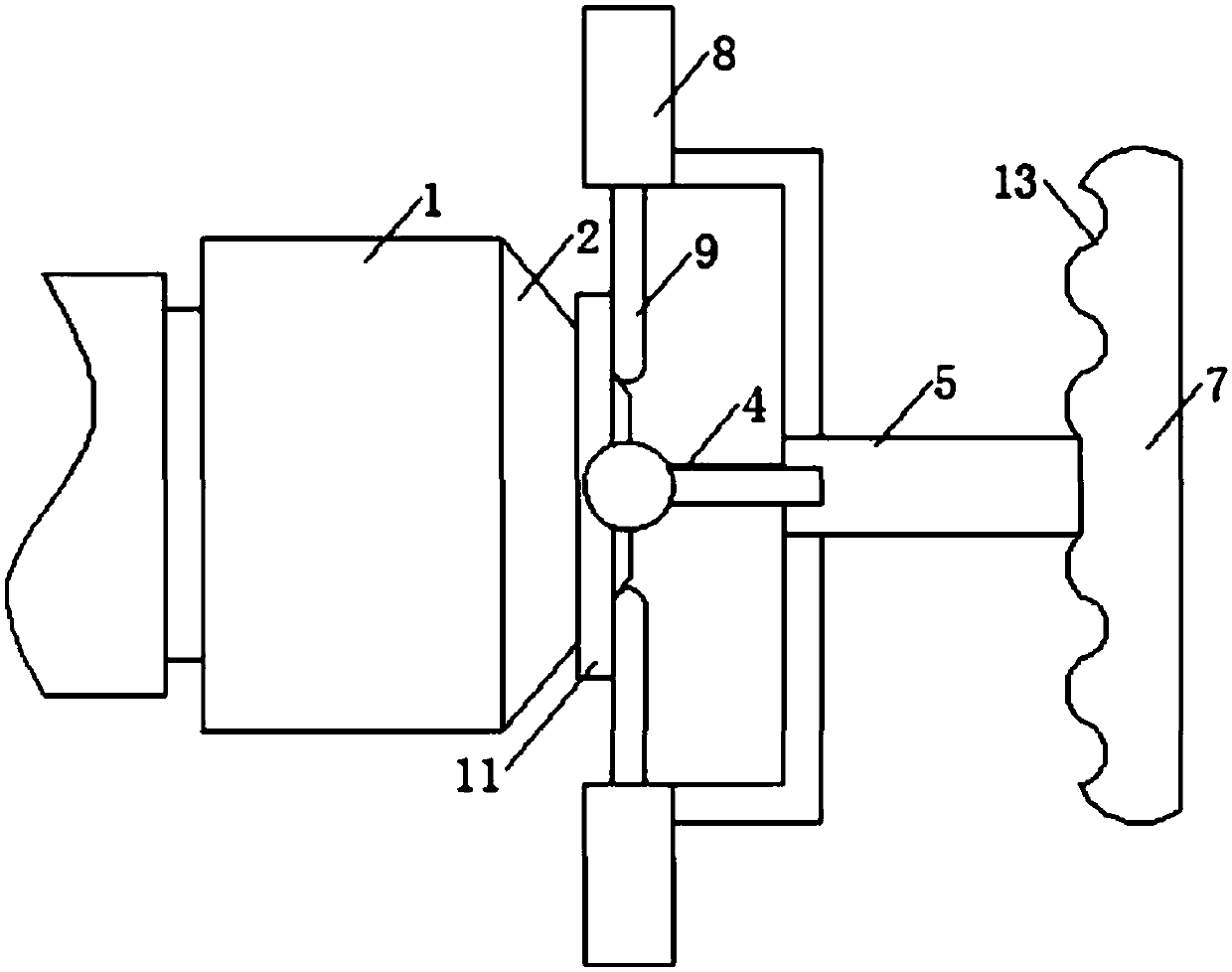 Hand-pressing type rapid mounting device for piston ring