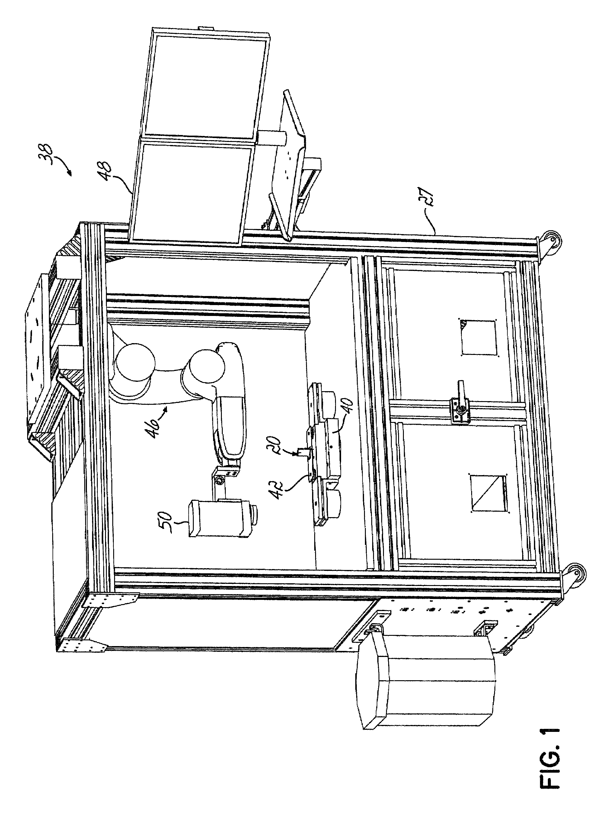 Apparatus and method for analyzing relative outward flow characterizations of fabricated features