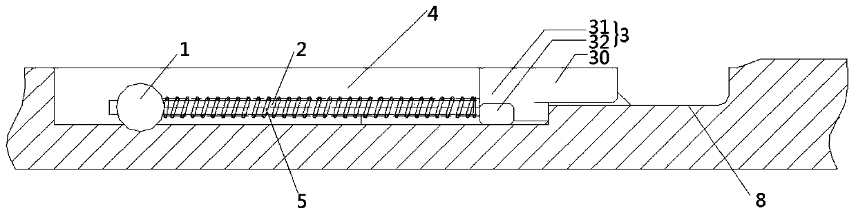 Switch machine indication rod and gap inspection device thereof