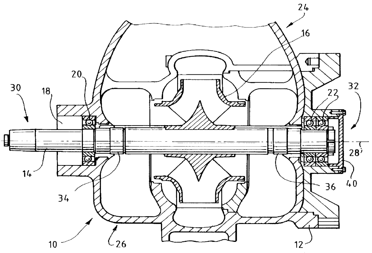 Lubricated ceramic/hybrid anti-friction bearing centrifugal pump