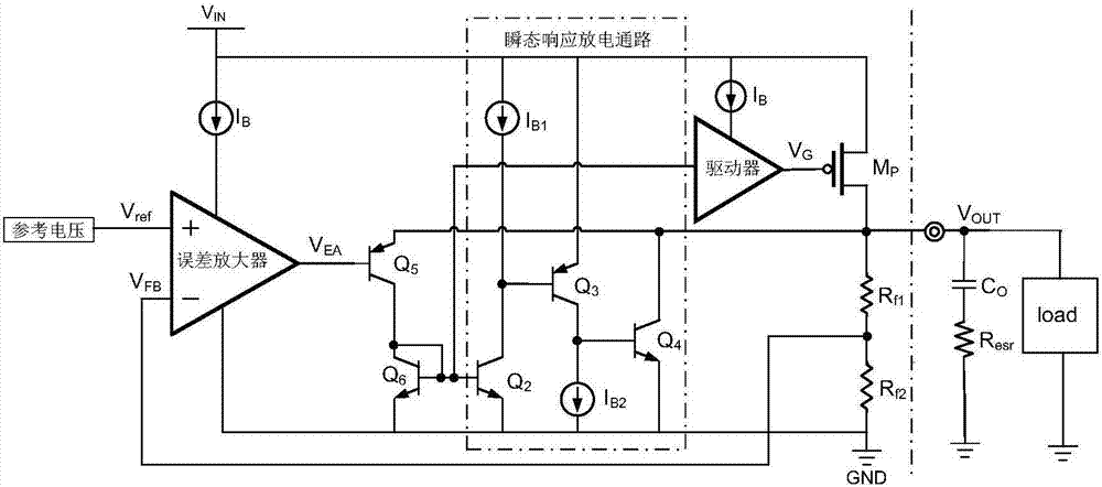 Low-power-consumption and low-drop-out voltage regulator capable of performing transient state response