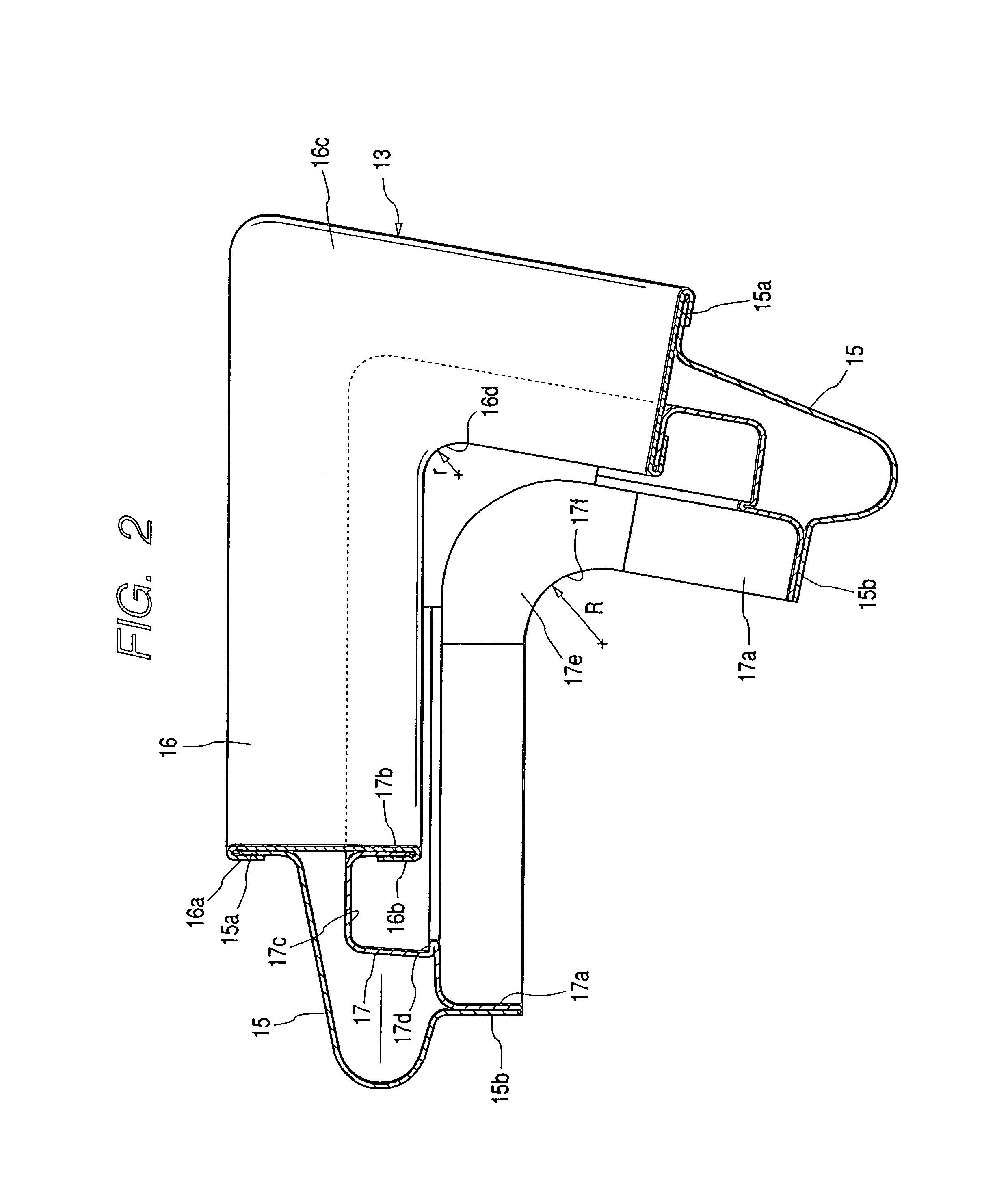 Trim and glass run attachment structure in vehicle door