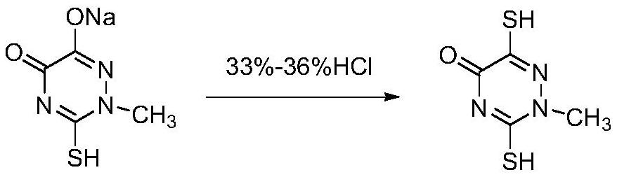 Preparation method of triazine ring