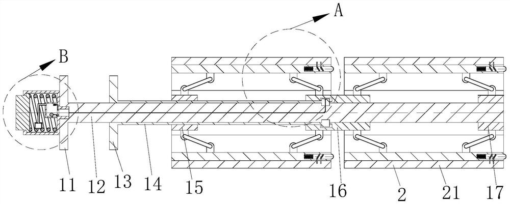 A template reinforcement component with self-limiting function