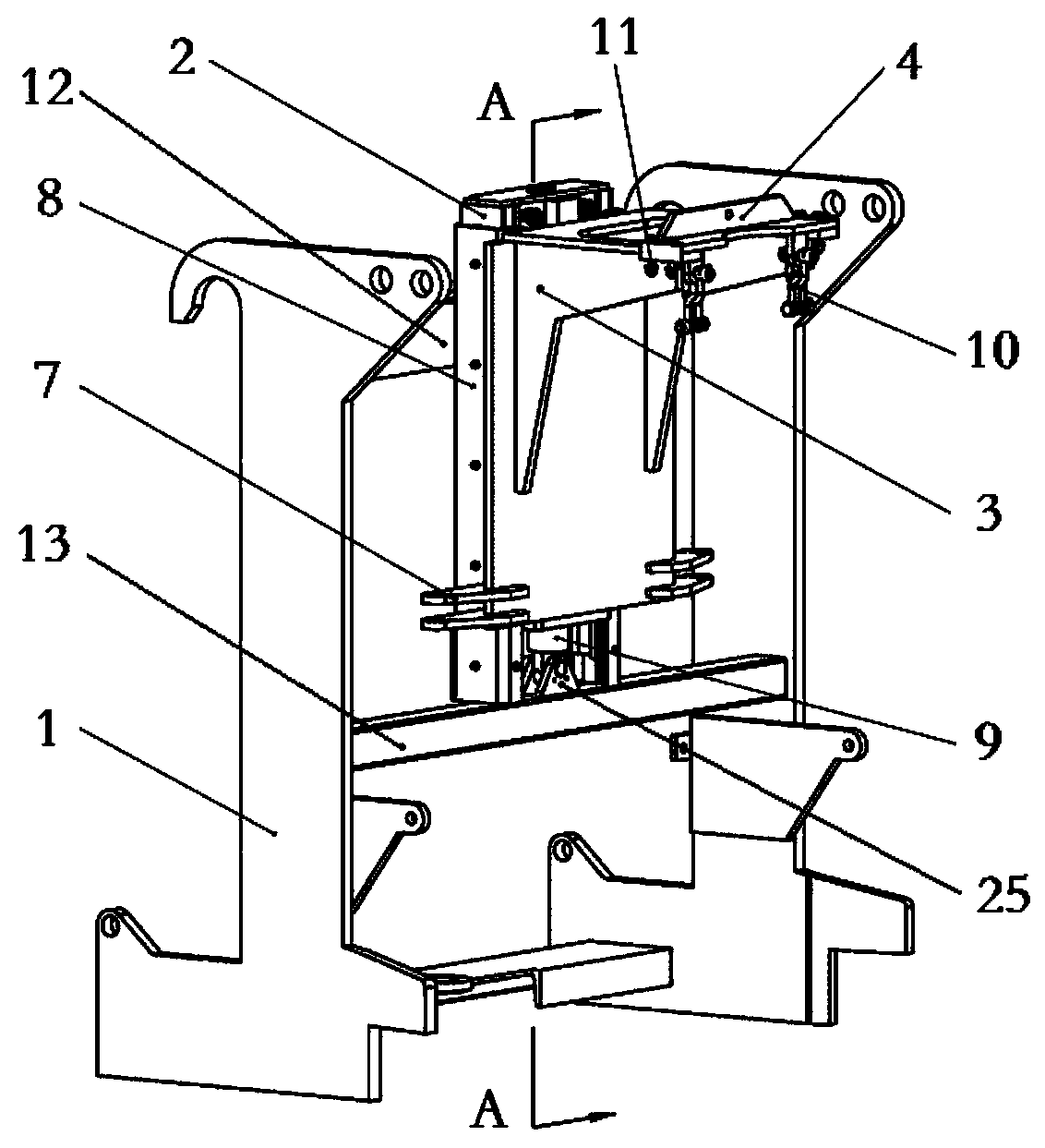 Independent lifting mechanism and method of double-augmented stroke iron driller spinning wrench