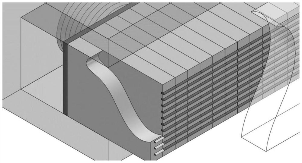 Grid plate and braided rope combined sealing structure