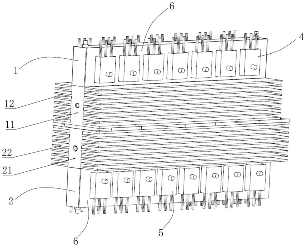 Heat dissipation structure and power module