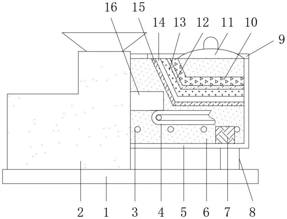 Dehumidification equipment for inorganic fertilizer manufacturing and heat dissipation method thereof