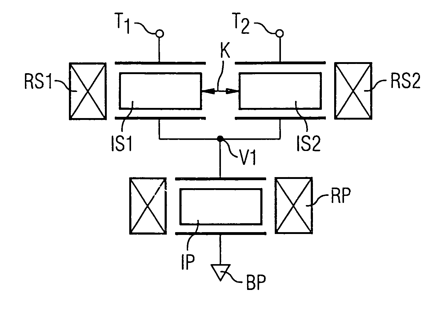 Filter comprising acoustically coupled resonators