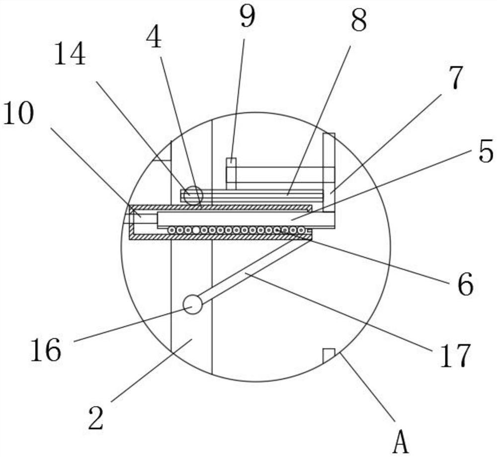 Linkage structure for drawer type three-dimensional material warehouse