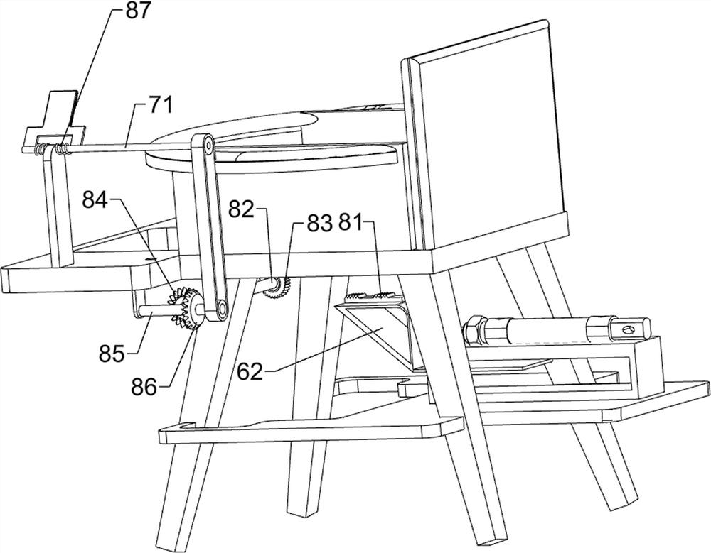 Blood drawing assisting chair for medical pediatrics