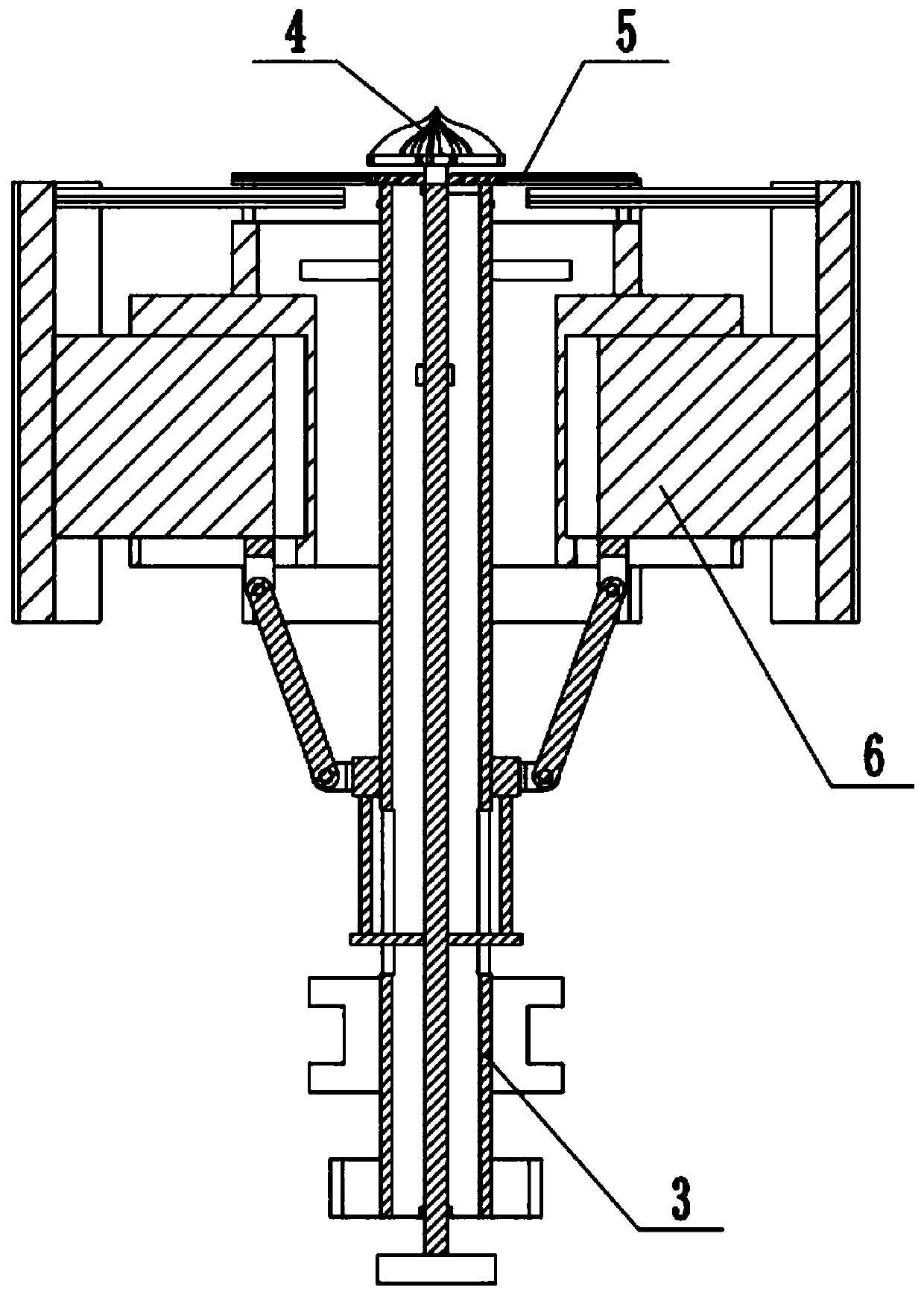 Building wall groove digging device