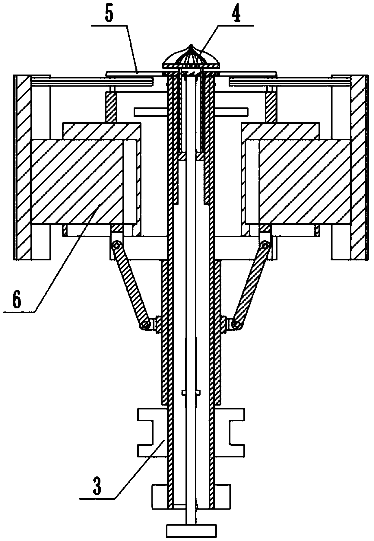 Building wall groove digging device