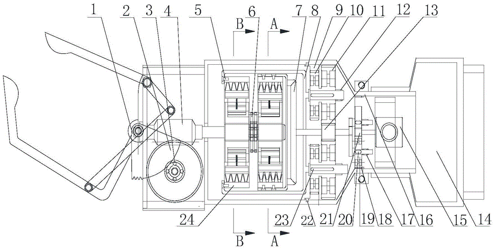 Novel artificial hand flexible transmission control mechanism