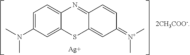 Antiviral water-soluble product with anti-HIV effect, based on ionic silver and methylene blue compound; method of its production and examples of HIV-infected patients' treatment