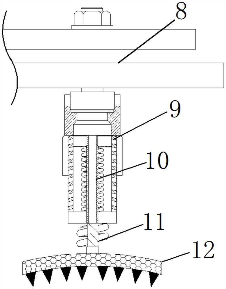 Equipment for carrying soil detection through fixed-point spiral soil sampling