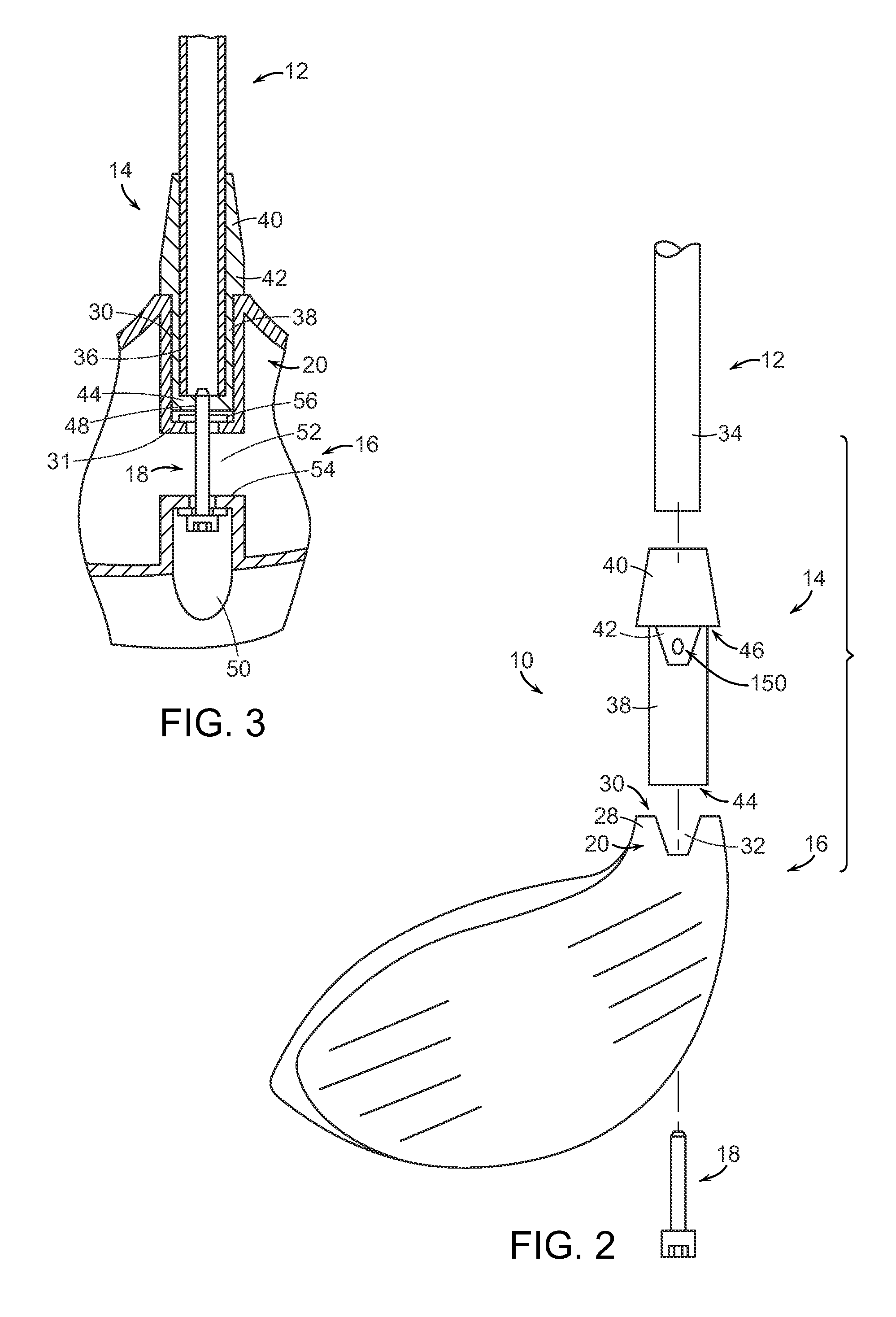 Interchangeable shaft system