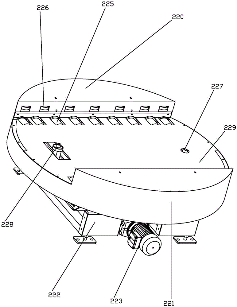 Automatic intelligent filling and conveying device