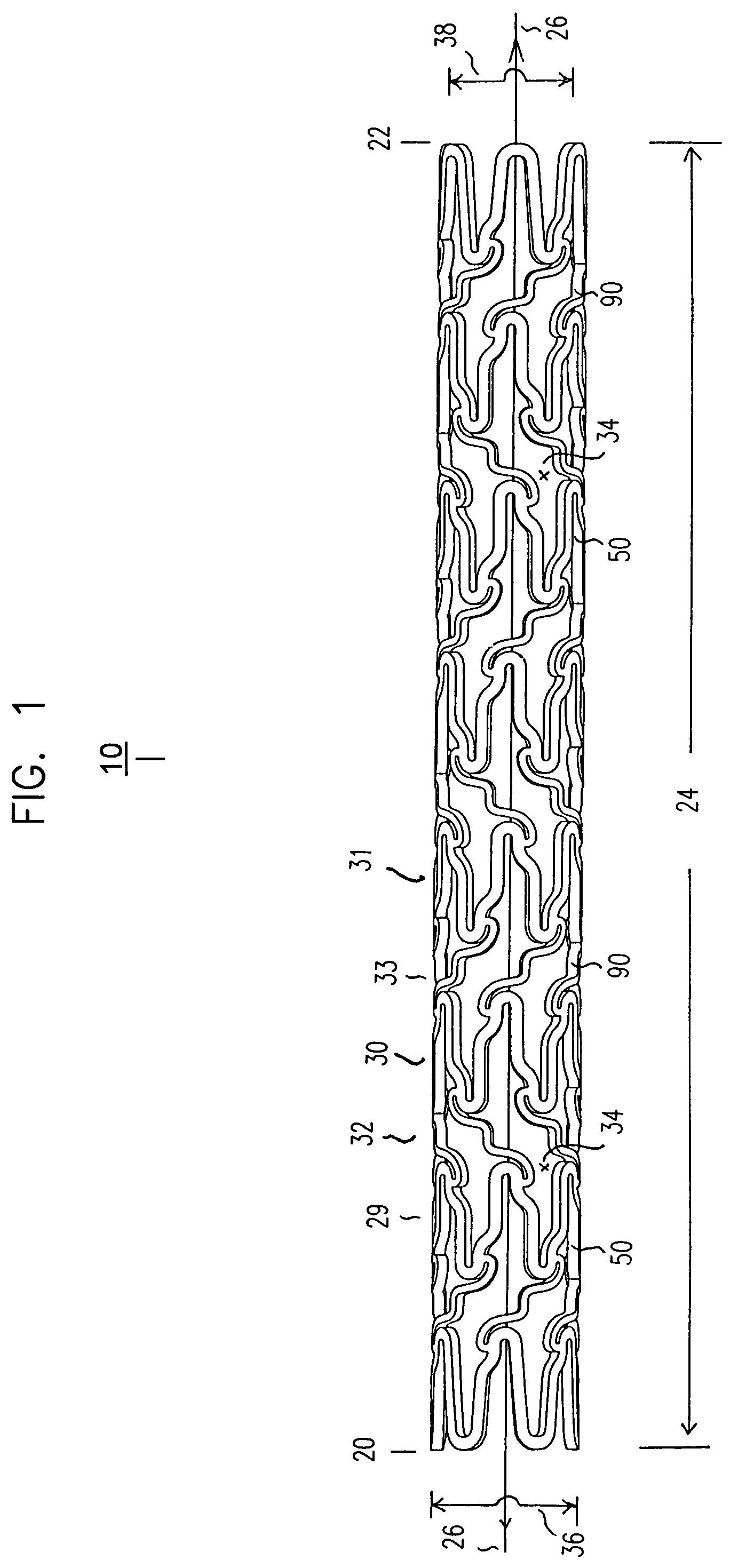 Intravascular stent and assembly