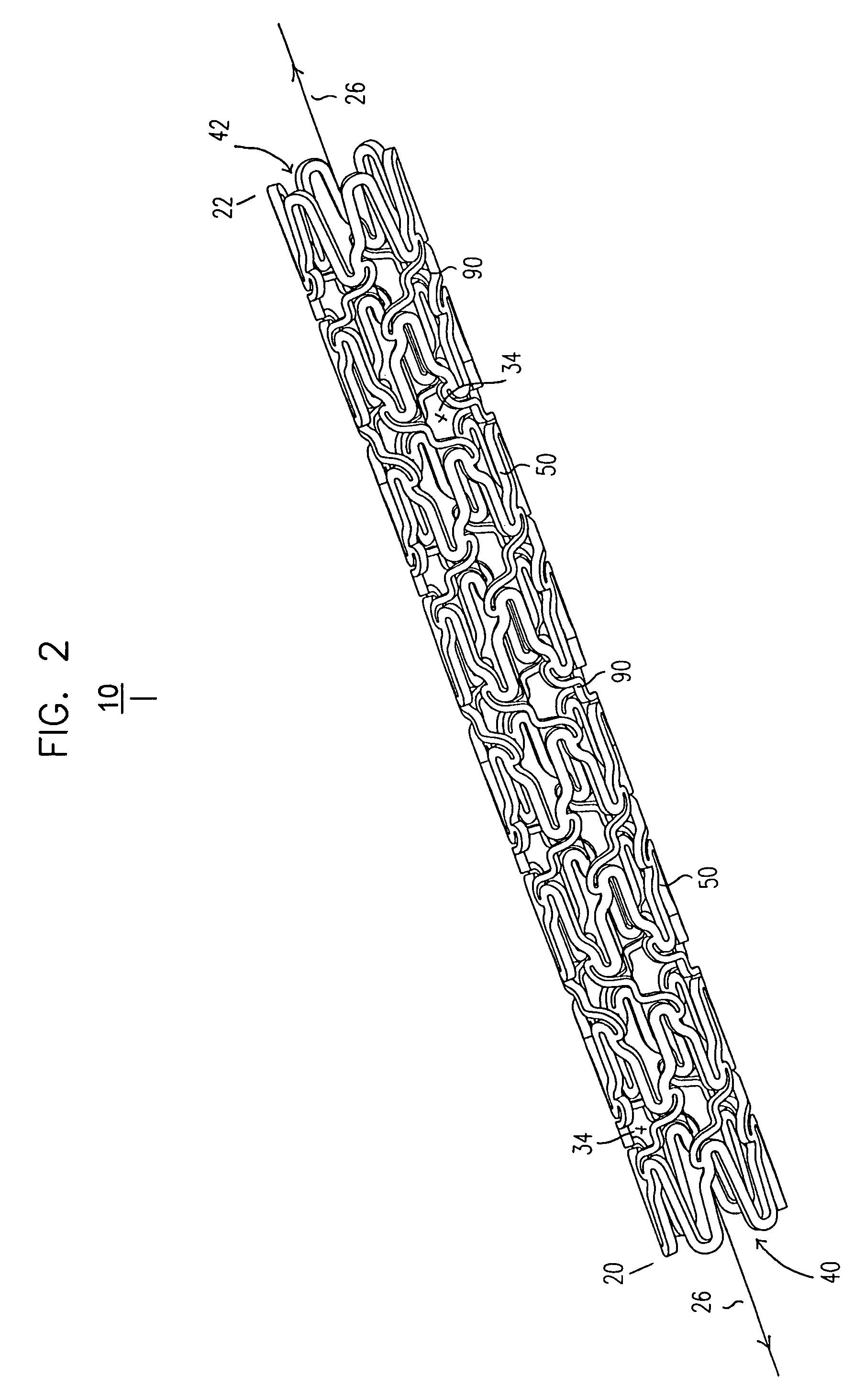 Intravascular stent and assembly