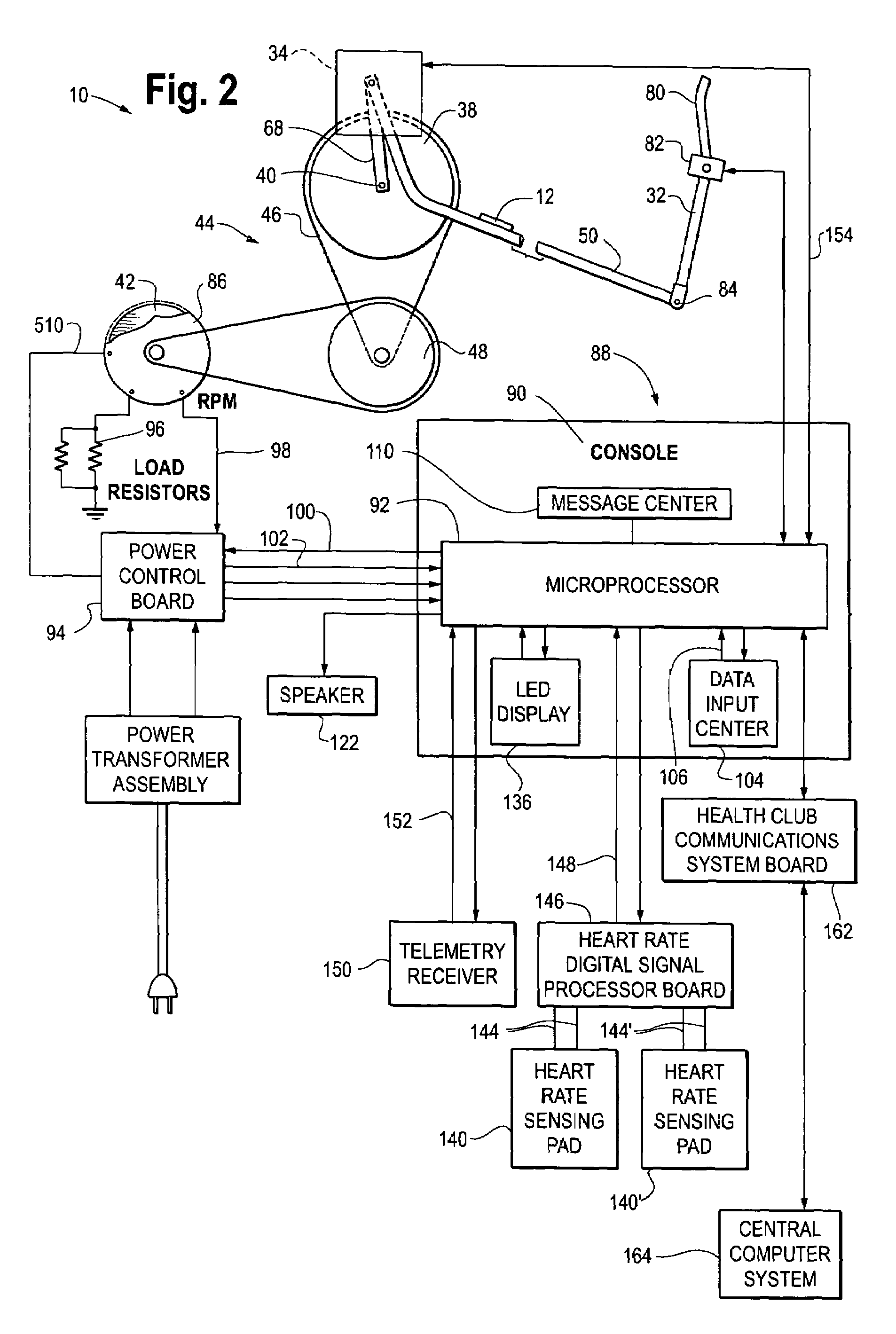 Elliptical step distance measurement