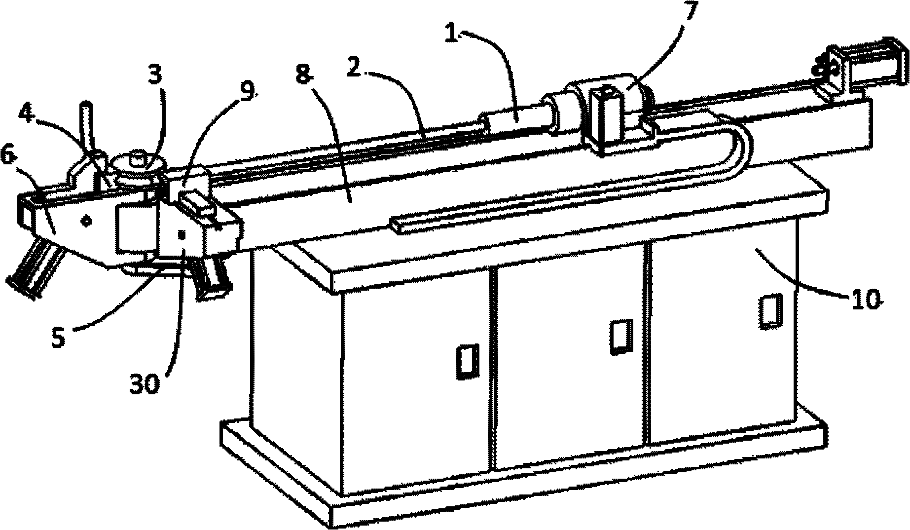 Rotary machine head type wire bending equipment