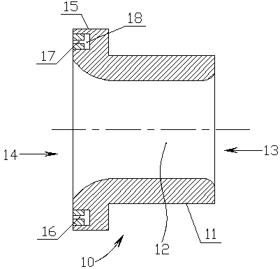 A stacked parallel mold