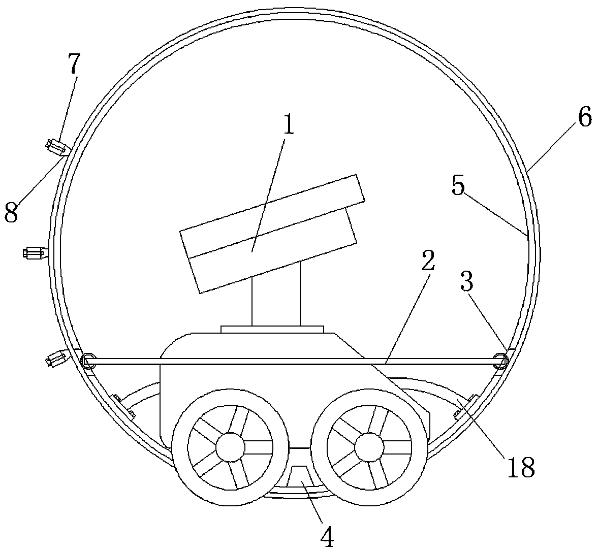 Electric polling robot