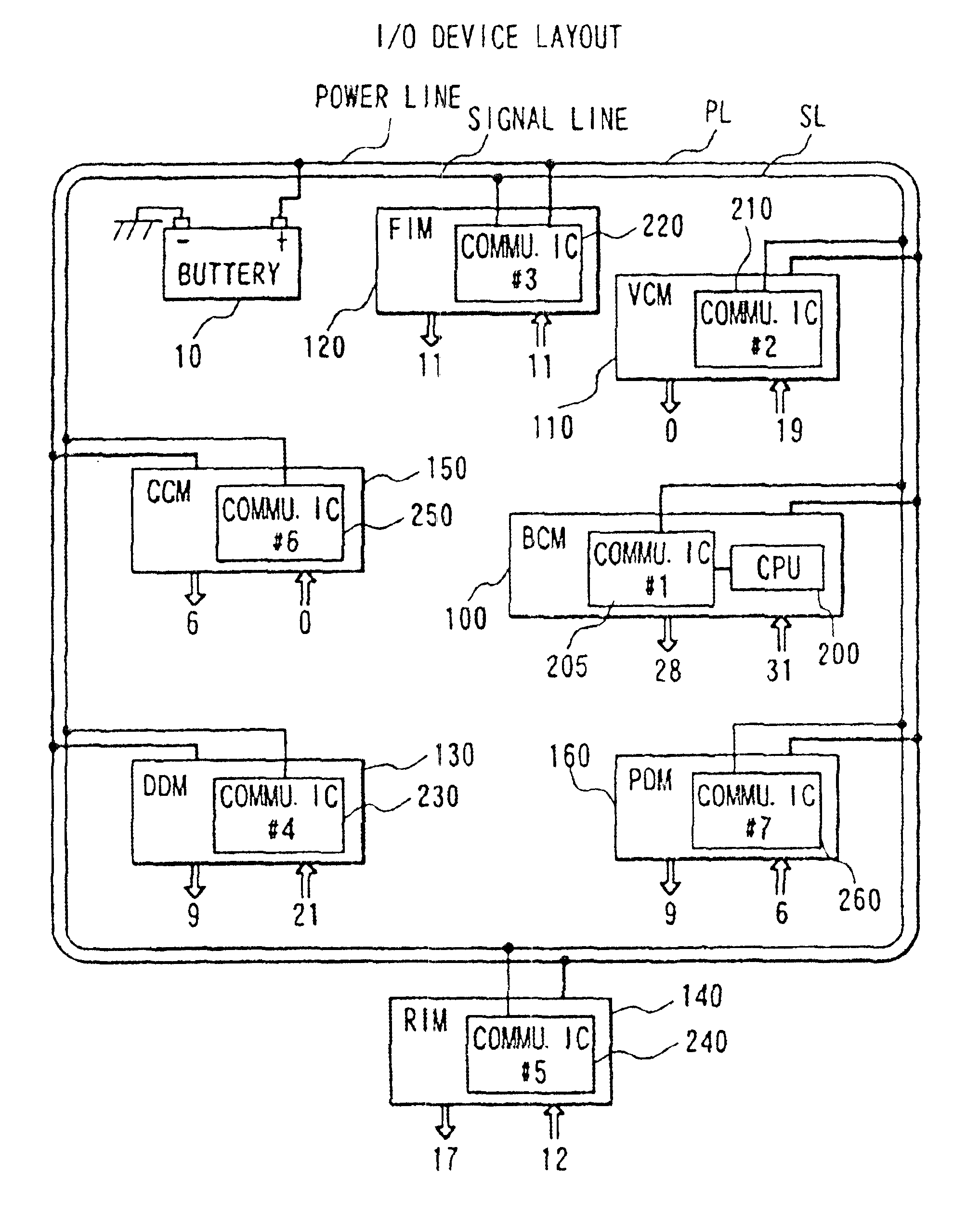 Electric power supply system for a vehicle