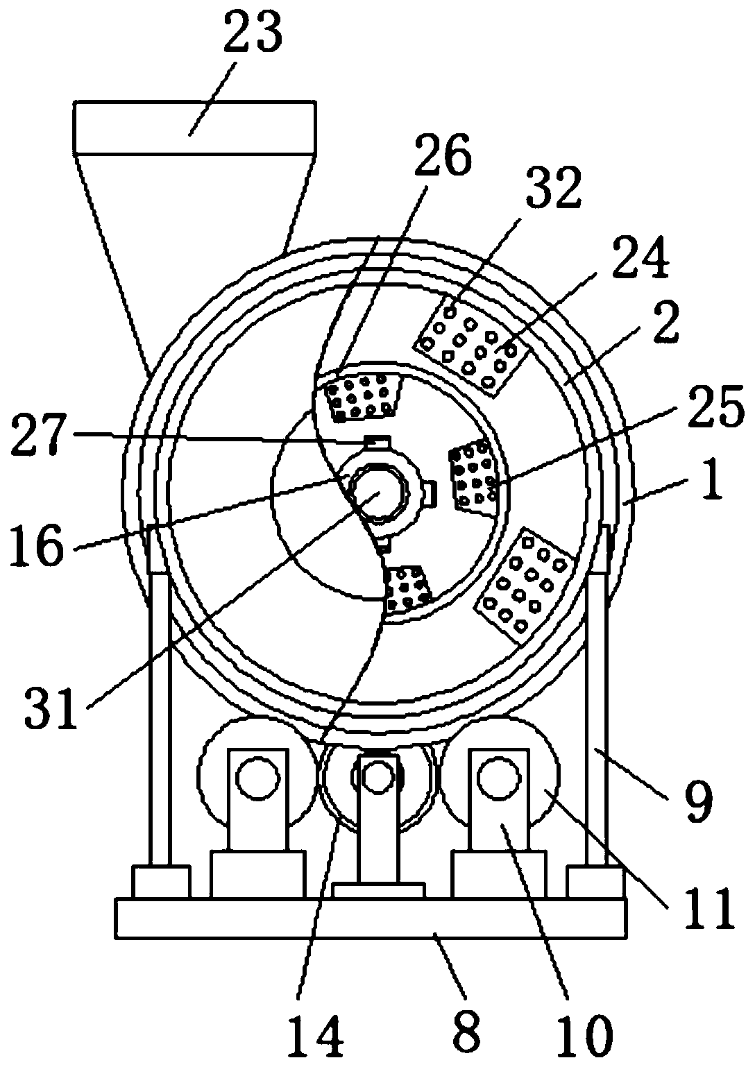 Efficient ore washing machine