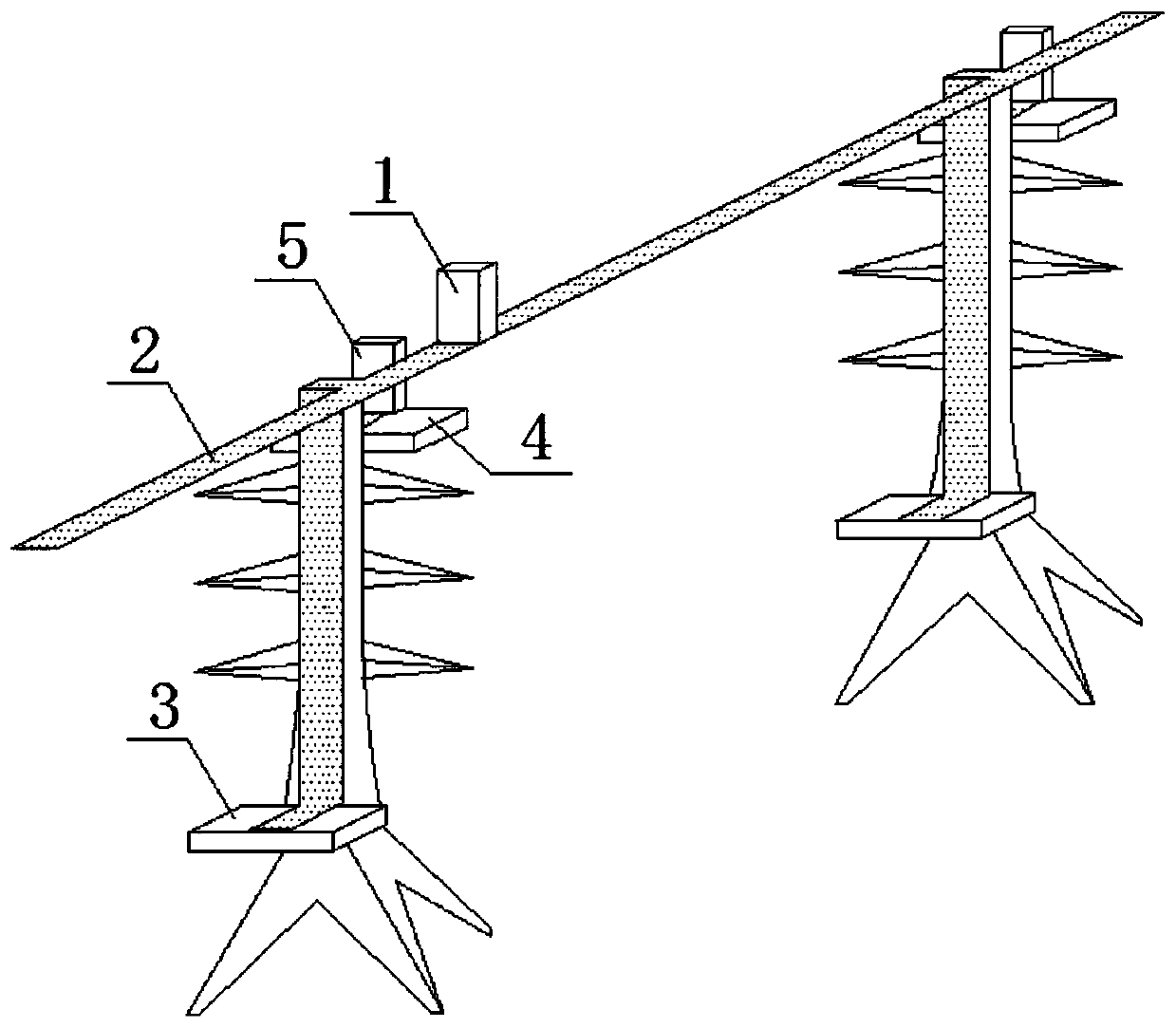 Equipment cabinet assembly suitable for all-terrain maintenance for shared towers