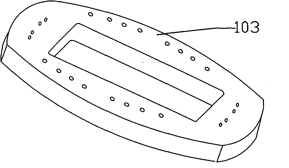 Lamination combining type rectangular oil cylinder